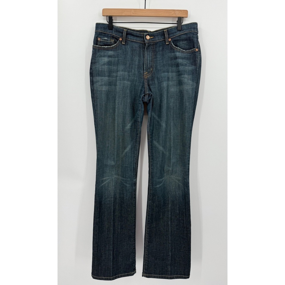 David Kahn Jeans Womens 10 Blue Denim Bootcut Lauren Stretch Made in USA